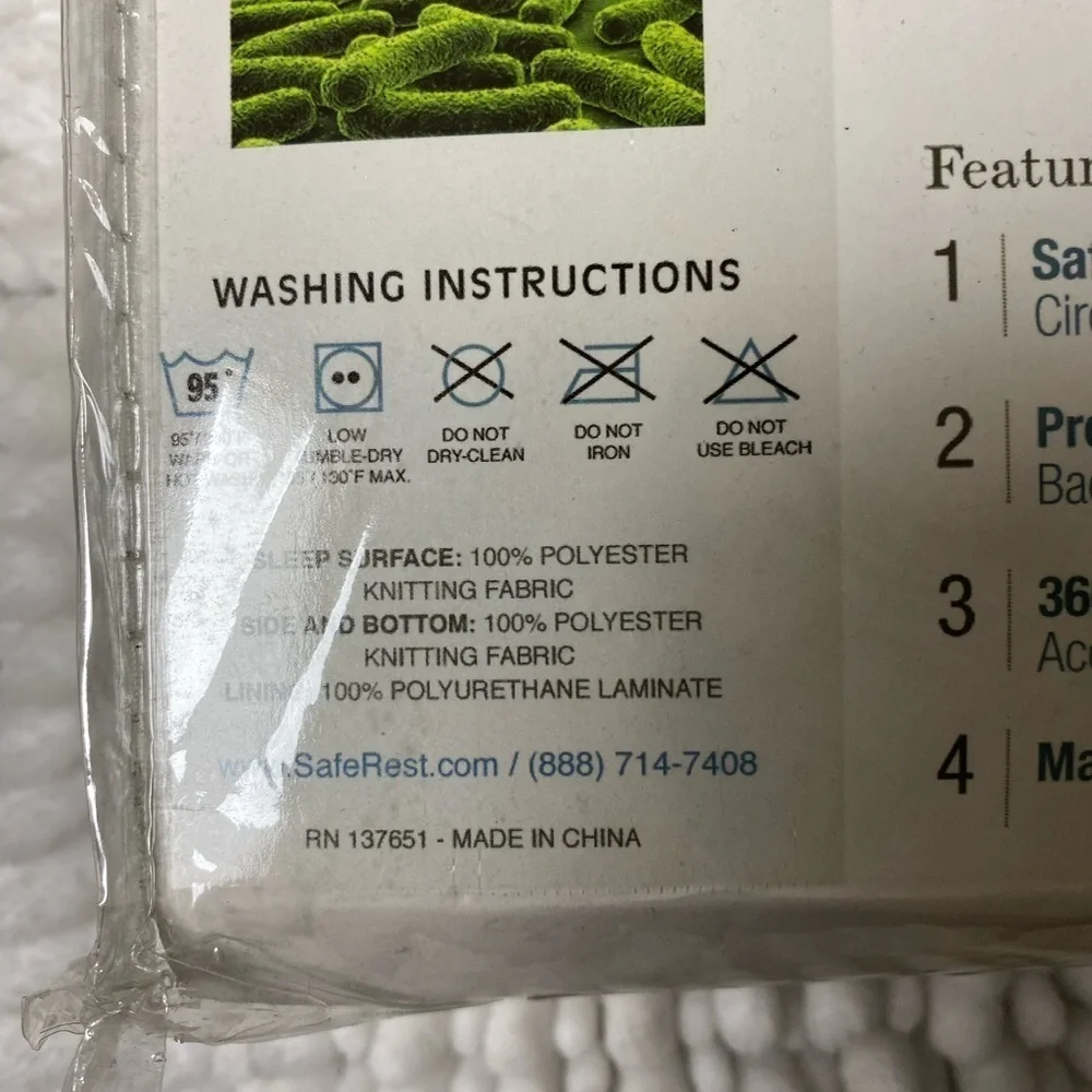 SAFEREST~Premium CAL.KING Box Spring Encasement